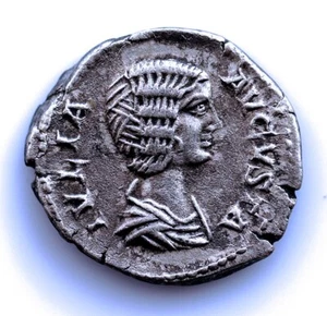 S.C. Roma-Julia Domna. Denario 196-211 d.C. Roma. MBC+/VF+ Plata 3,6 g. - Imagen 1 de 2