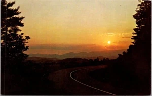 SONNENUNTERGANG Blue Ridge Parkway North Carolina NC Postkarte - Bild 1 von 2