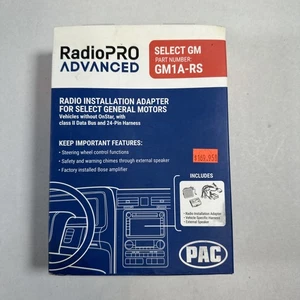 PAC GM1A-RS RadioPRO Advanced Interface w Steering Wheel Control For GM - Picture 1 of 5
