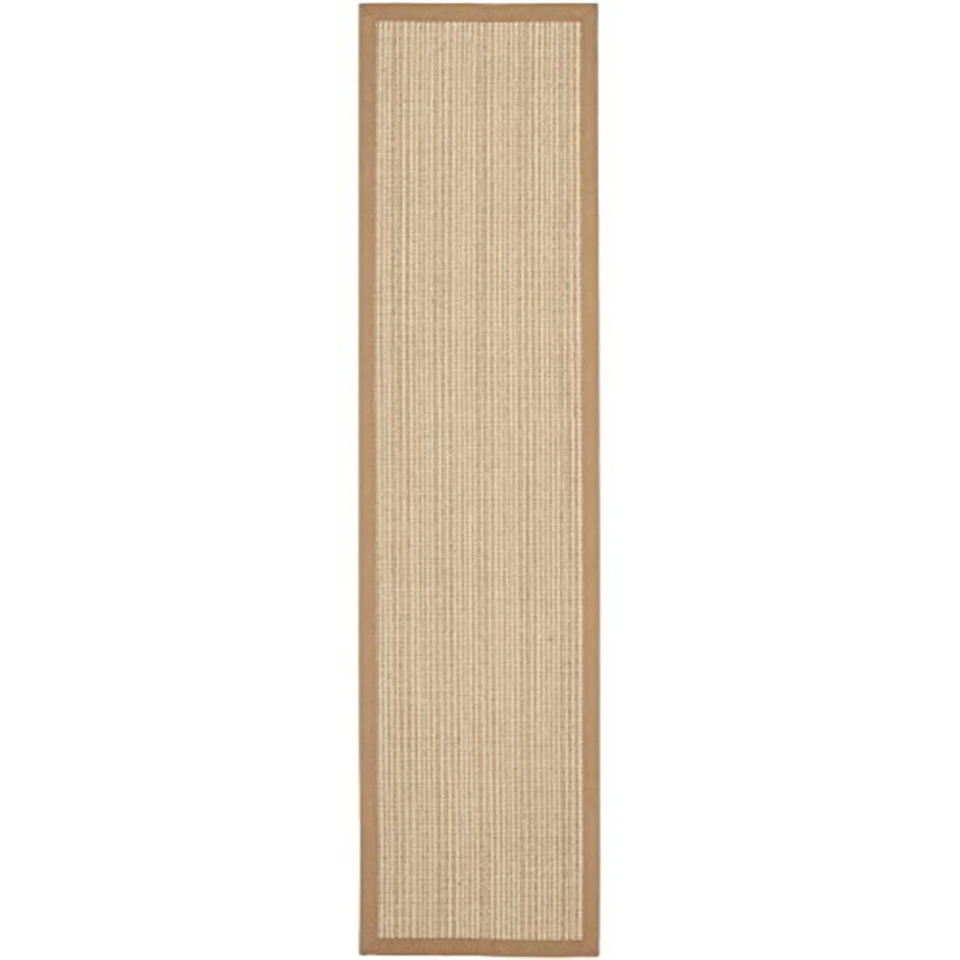Safavieh NF442 Natural Fiber Area Rug Runner 14'L x 2' 6''W Tan/Tan - Image 1 of 1