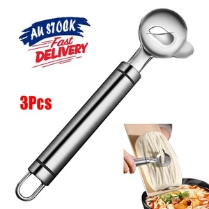 3X Steel Manual Cooking Tools DIY Noodles Maker Dough Cutter Slicer Noodle Knife - Picture 1 of 13