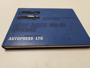Aston Martin 1921-58 Autobook Dudley Coram Workshop Manuel Autopress LTD  - Foto 1 di 4