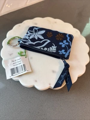Vera Bradley Estuche de Identificación con Cremallera Java Floral Portatarjetas de Crédito Llavero Nuevo con Etiquetas Foto 1 de 4