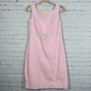 Vintage 90’s Y2K Talbots Dress Women Size 10 Picknick Pink Check Babydoll Coquette - Bild 1 von 12