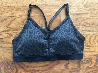 Sujetador deportivo Nike Dri-Fit bajo soporte Indy para mujer pequeño negro/gris DV9963-070 Foto 1 de 4