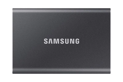 Samsung T7 Portable SSD - 2 TB - USB 3.2 Gen.2 External SSD Titanium Grey (MU-PC - Image 1 of 4