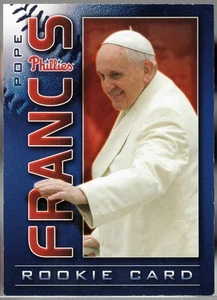 2015 Pope Francis Philadelphia Phillies SGA #266 Baseball Rookie Trading Card RC - Picture 1 of 2