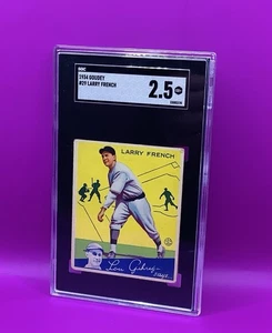 Vintage 1934 Goudey Larry French Rare Pittsburgh Pirates - Bild 1 von 2