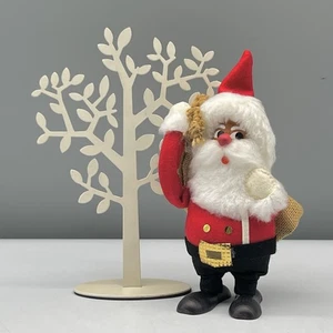 VTG Scandinavian 7" SANTA TOMTE ELF Wooden Wood HANDMADE Christmas Figurine CUTE - Picture 1 of 17