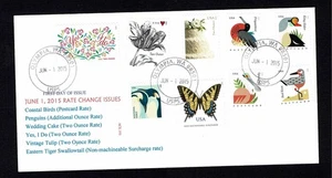 2015 rate change set on U.O. FDC #4991-4994 #4999-#5000-#5001-#5002-#4989 combo - Picture 1 of 1