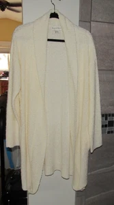 Seventh Avenue Cardigan Women's XL Sweater Pockets Cream - Picture 1 of 11