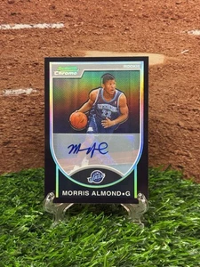 2007-08 Bowman Cromo Rifrattori Nero #148 Morris Almond RC ROOKIE AUTO 45/99 - Foto 1 di 2