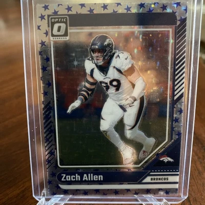 2024 Panini Donruss Optic - Zach Allen #61 Stars Prizm - Image 1 of 2