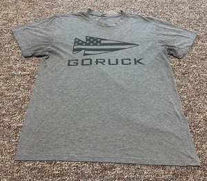 GoRuck Short Sleeve Crew Neck T Shirt Mens Large Gray - Picture 1 of 8