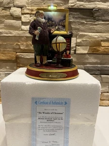 THOMAS KINKADE LIGHT UP THE HOLIDAYS SANTA THE WONDER OF CHRISTMAS BRADFORD - Picture 1 of 9