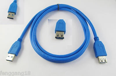 Premium Quality USB 3.0 A Male to USB 3.0 A Female Extension Cable 4.8Gbps 5FT - Image 1 of 2