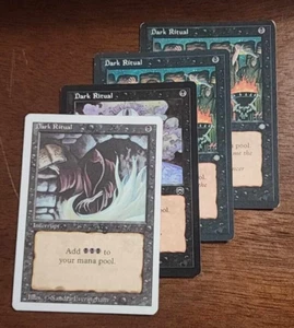 4x Dark Ritual Common Sofortkarten - Revised/Ice Age - NM/VG - Bild 1 von 1