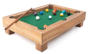 Desk billiards made of eco friendly wood inc queues and triangle ! - Picture 1 of 1