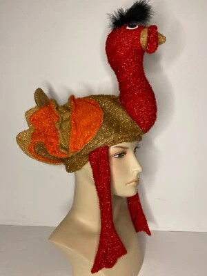 Turkey Hat Unisex One-size Funny Party Gag  Thanksgiving Halloween Events - Image 1 of 4