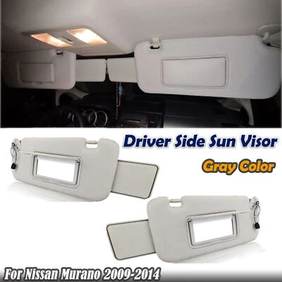Kit de parasol con espejo retrovisor para Nissan Murano 2009-2014 2010 gris Foto 1 de 4