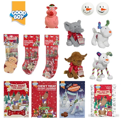 GOODBOY CHRISTMAS DOG TREATS CALENDER STOCKING TOYS CARD GIFTS PUDS CHEWS