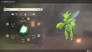 Pokemon Legenden Arceus PLA - Shiny Max Effort Levels Alpha Scizor - Bild 1 von 4