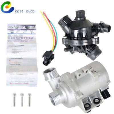 Electric Water Pump with Thermostat 3 Bolts for BMW X3 Z4 328i 128i 528i 330 - Image 1 of 4