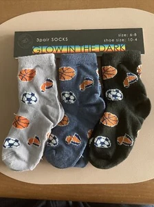 Royal Deluxe Glow In The Dark Socks 3 Pairs - Picture 1 of 2