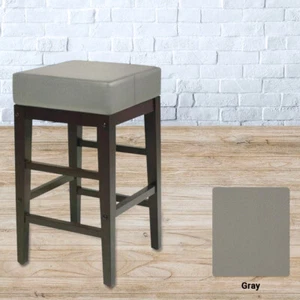 Bar Stool Cover SQUARE BACKLESS Replacement STAPLE ON Vinyl Skin - Kitchen, Pub - Picture 1 of 44
