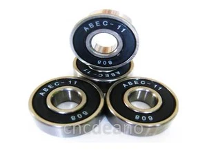 4 X QUALITY REPLACEMENT SCOOTER WHEEL BEARINGS FIT STUNT CRISP JD BUG RAZOR ETC - Picture 1 of 1