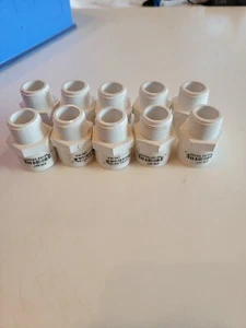 Lesso America 3/4 Zoll Stecker Adapter 436-007 Sch 40 PVC MIPT X SOC. 10 Stück, 3-1 - Bild 1 von 5