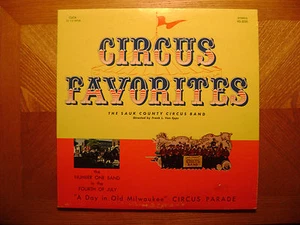 CUCA LP RECORD KS-2020/ CIRCUS FAVORITES/SAUK COUNTY CIRCU BAND/ VG+ - Bild 1 von 4