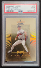 1994 Leaf LIMITED GOLD STAR Greg Maddux PSA 9 MINT! POP 9 NONE HIGHER #'d/10,000
