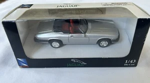 Jaguar Silver XJS V12 Die-Cast Toy Car City Cruiser Collection New Ray 1:43 NIB - Picture 1 of 9