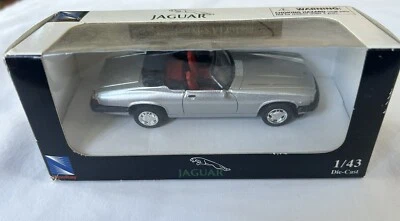 Jaguar Silver XJS V12 Die-Cast Toy Car City Cruiser Collection New Ray 1:43 NIB - Image 1 of 4