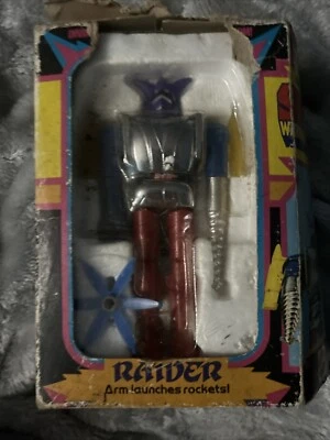 Raider 100% Complete W/ Box Shogun Warriors 1977 Mattel 5" Diecast Action Figure - Image 1 of 3