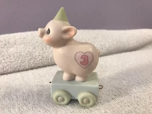 Precious Moments Pig on Train Car Heaven Bless Your Special Day #3 OH3907 - Picture 1 of 6