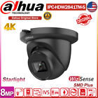 Black Dahua 4K 8MP Starlight Wizsense POE IP Camera IPC-HDW2841TM-S IR Mic SMD