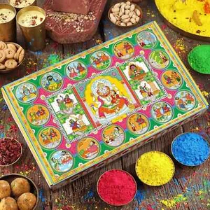 4 Natural Gulaal Colors (400 gms) with Kesar Badam Thandai, Holi 2025 - Picture 1 of 6