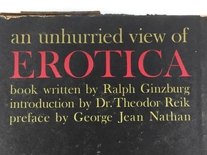 Ralph Ginzburg An Unhurried View of Erotica 1958 Collectors Edition Hardback - Picture 1 of 12