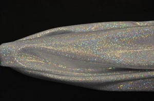 Mystic Hologram Spandex | 4 Way Stretch Dancewear Fabric | 60" | Multiple Colors - Picture 1 of 10