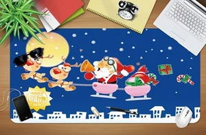 3D Horn Geschenk An H26 Christmas Rutschfest Schreibtisch Matte Tastatur Pad Amy - Bild 1 von 7