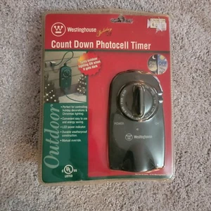 Westinghouse Outdoor Photocell Countdown Timer for Christmas Lighting *NEW* - Picture 1 of 2