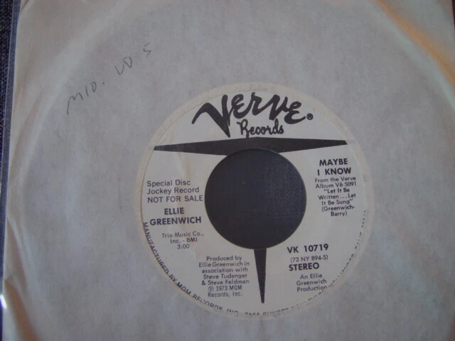 Ellie Greenwich-DJ-Maybe I Know stereo/mono-NM Foto 1 de 1