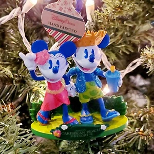 2022 Disney Parks Caribbean Beach Resort Topolino miniatura ornamento nuovo - Foto 1 di 8