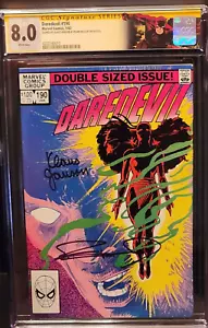 DAREDEVIL #190 -1/83-SIGNATURE SERIES SIGNED KLAUS JANSON & FRANK MILLER CGC 8.0 - Picture 1 of 5