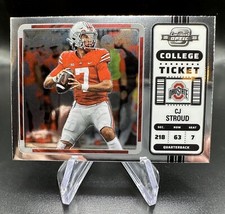 2023 PANINI CHRONICLES CONTENDERS OPTIC DRAFT PICKS CJ STROUD COLLEGE TICKET