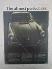1970 PORSCHE VINTAGE CAR AD AIR COOLED ENGINE 911 LIGHT WHEEL TIRE PRINT CDAP70