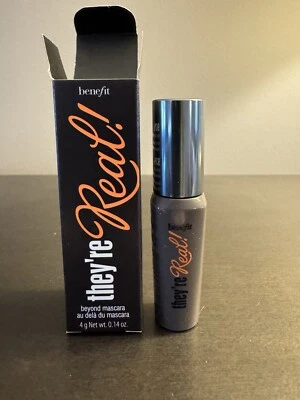 Benefit They’re Real Beyond Mascara Jet Black 4 g .14 oz Large Travel Size NIB - Image 1 of 4