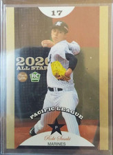 Roki Sasaki 2020 BBM RC Rookie 30th All Stars AS10 Gold Parallel Limited /100